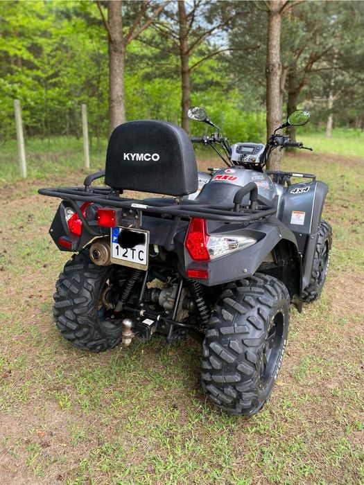 Quad Kymco MXU IRS 500 DX 4x4  zarejestrowany sprowadzony. Ładny stan.