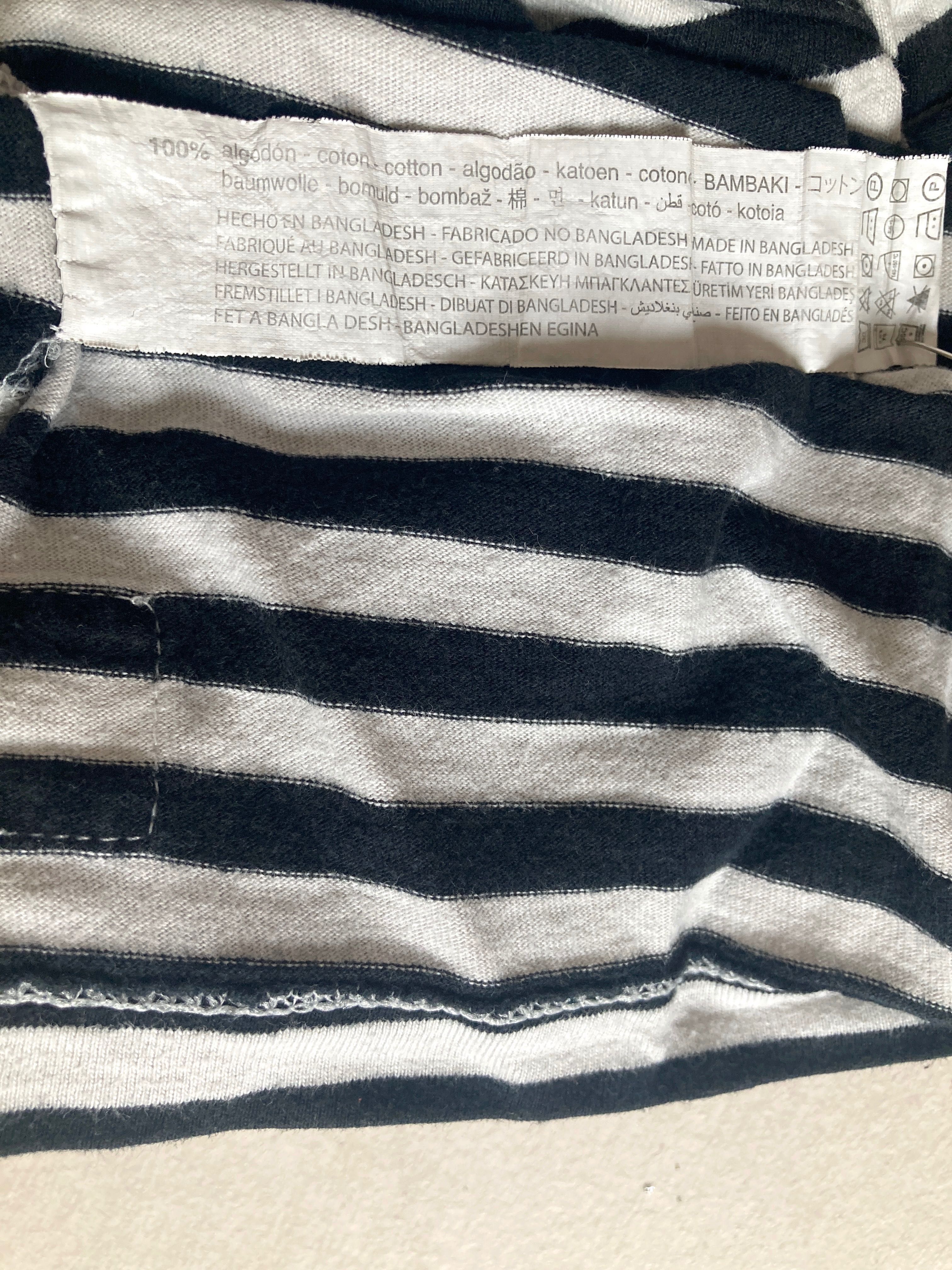ZARA, Koszulka w paski, długi rękaw, 164 cm, 13-14 lat + gratis