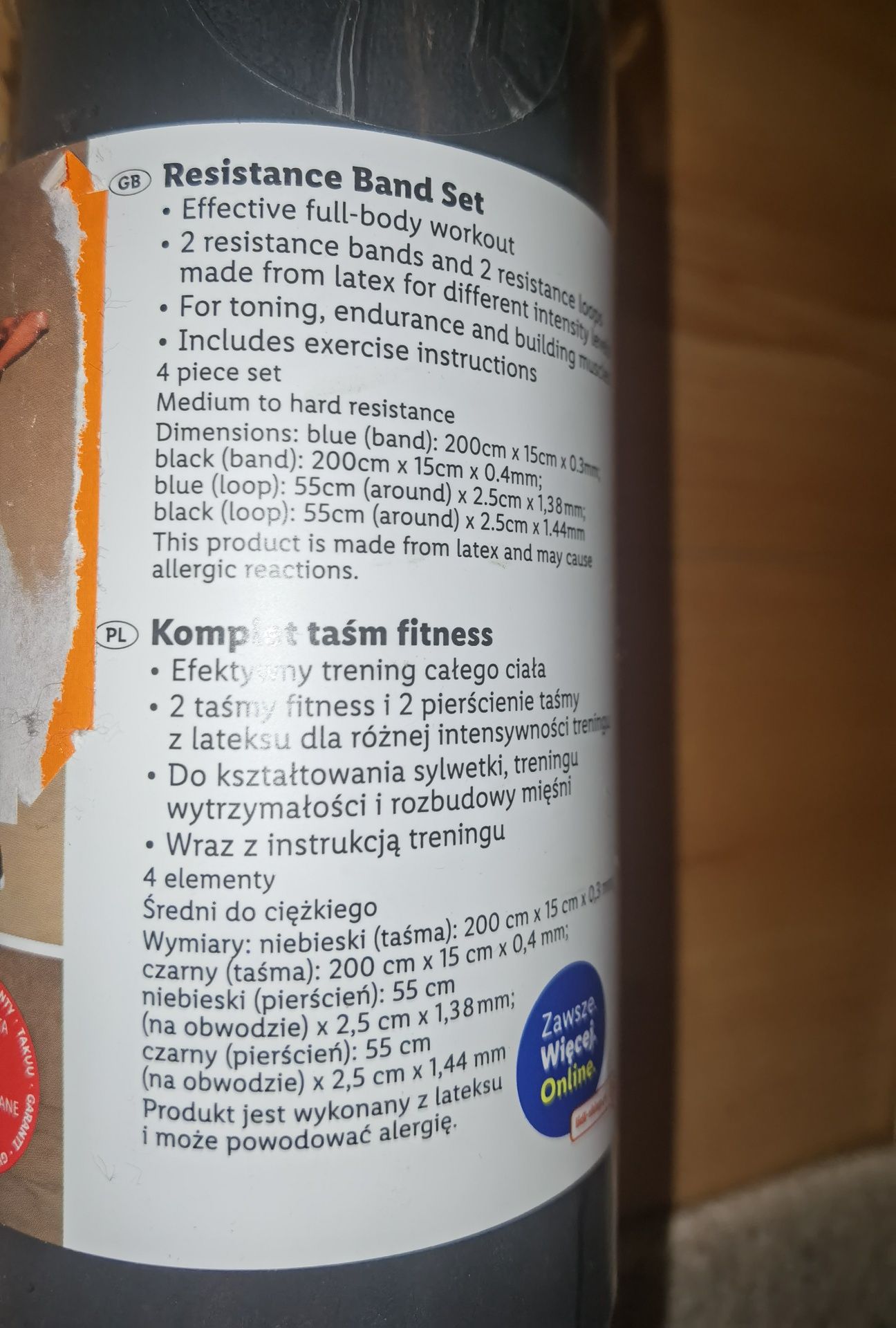 Komplet taśm fitness Crivit