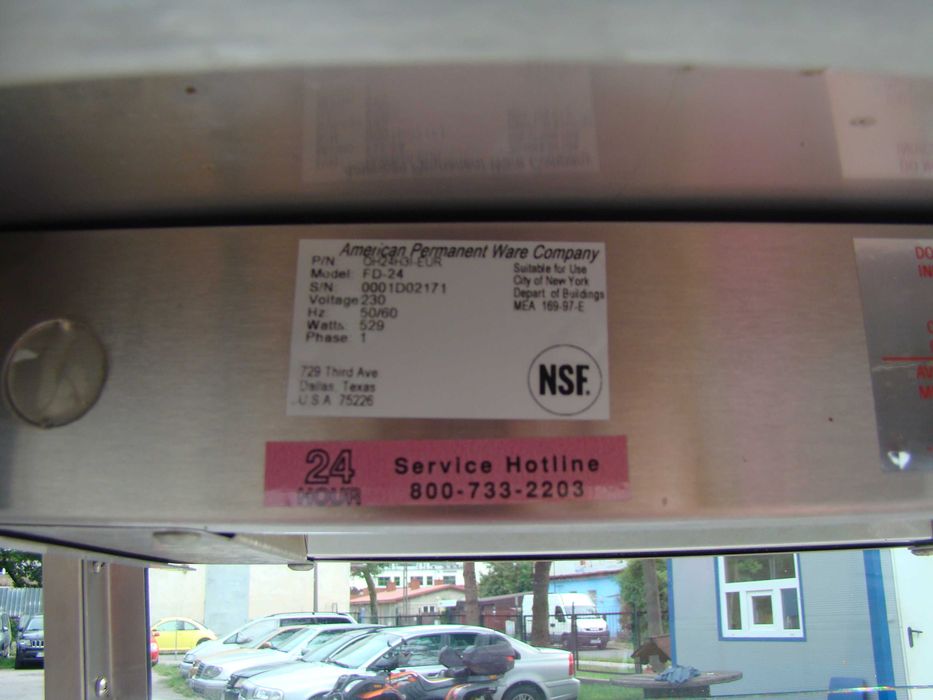 stół gastronomiczny z podgrzewaczem APW Wyott