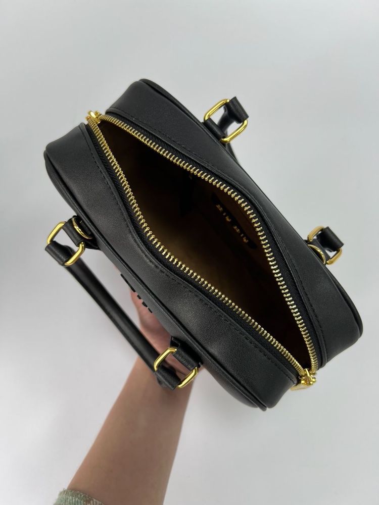 Torebka Miu Miu arcadie leather black