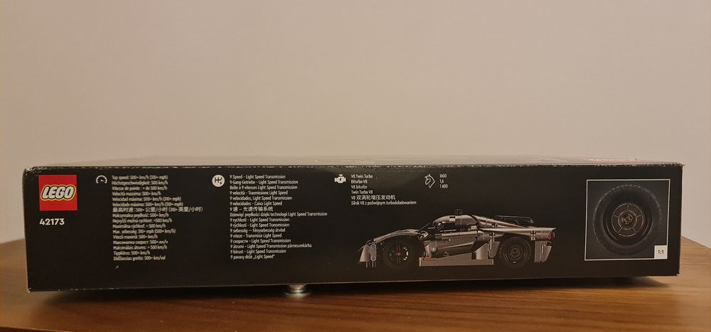 LEGO Technic 42173 Koenigsegg Jesko Absolut Grey Hypercar - Novo,Selad