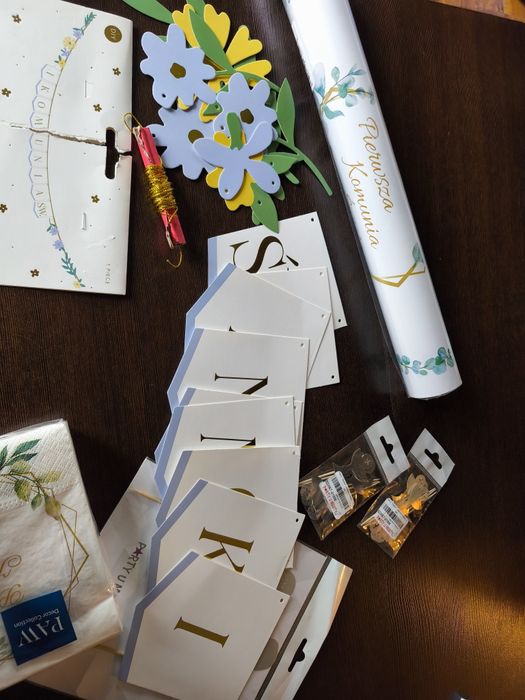 Dekoracje na I Komunię Świętą