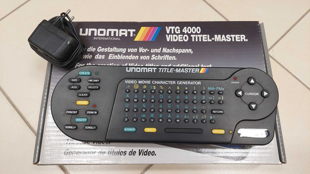 mikser Unomat VP 6000 + generator tytułów Unomat VTG 4000