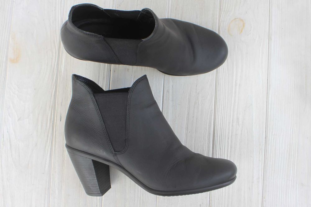 Ботильйони Ecco шкіра Данія 39р черевики ботинки ботильоны