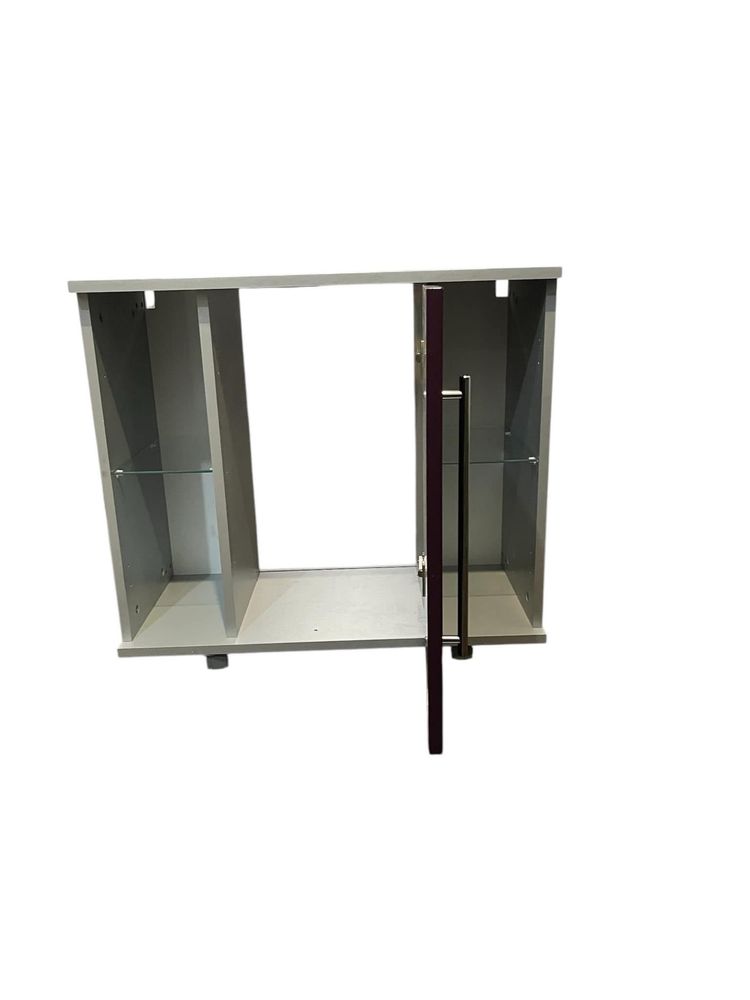Szafka pod umywalke polysk fioletowa szara 65 cm