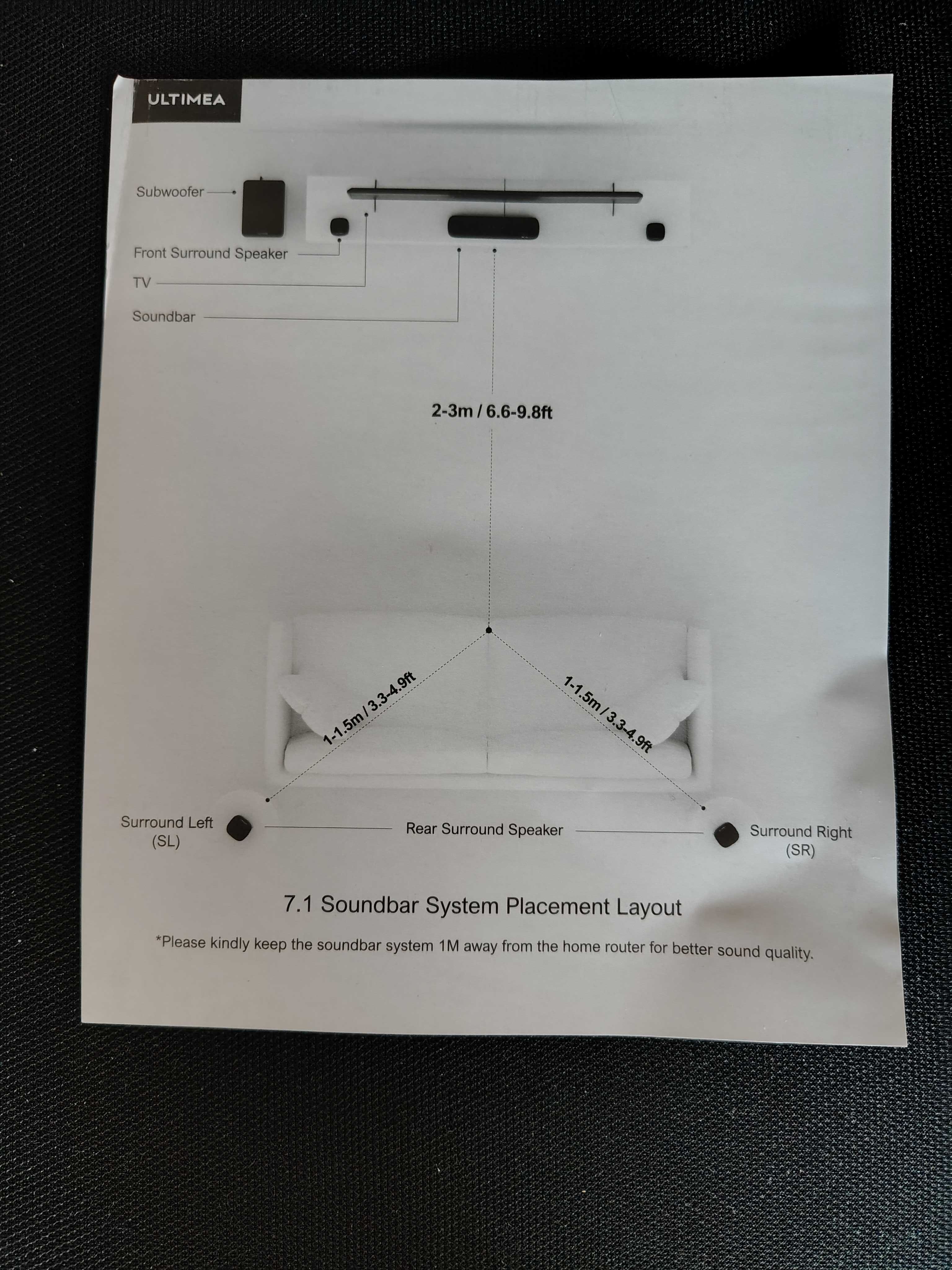 Soundbar 7.1 Ultimea Dolby Atmos