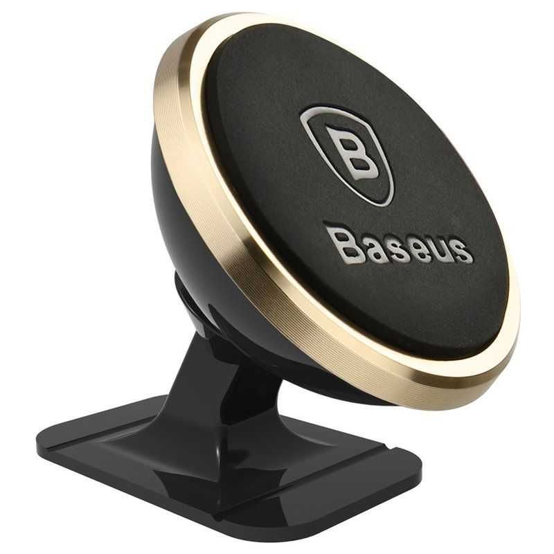 BASEUS uchwyt samochodowy magnetyczny do deski 360° SUCX140015 złoty