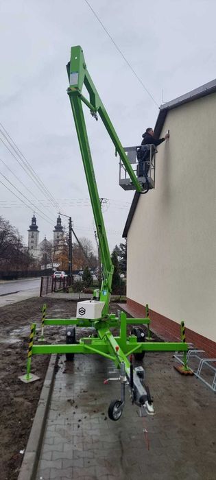 Podnośnik koszowy, zwyżka, podest ruchomy, przeglądy kominiarskie CEEB