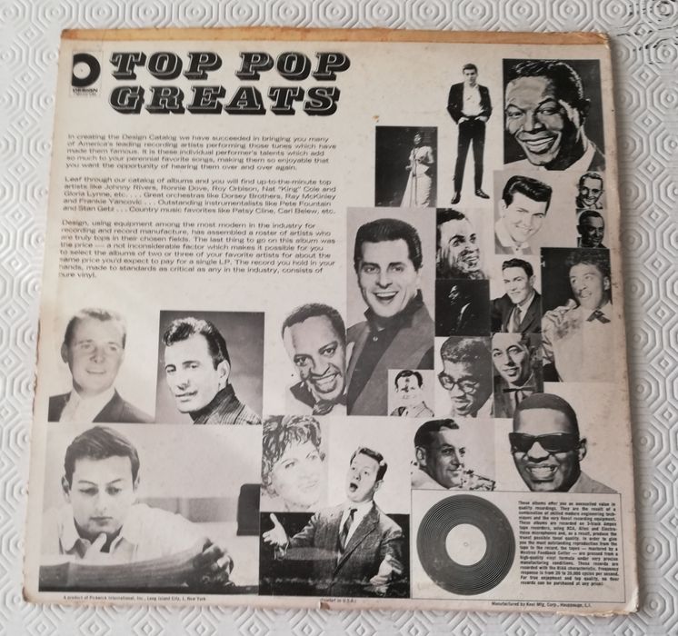Vinil " Teen-time Milion Seller Hits By the original artistis"