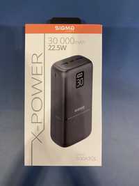 Power bank Зовнішній акумулятор Sigma mobile X-power SI30A3QL 30000mAh