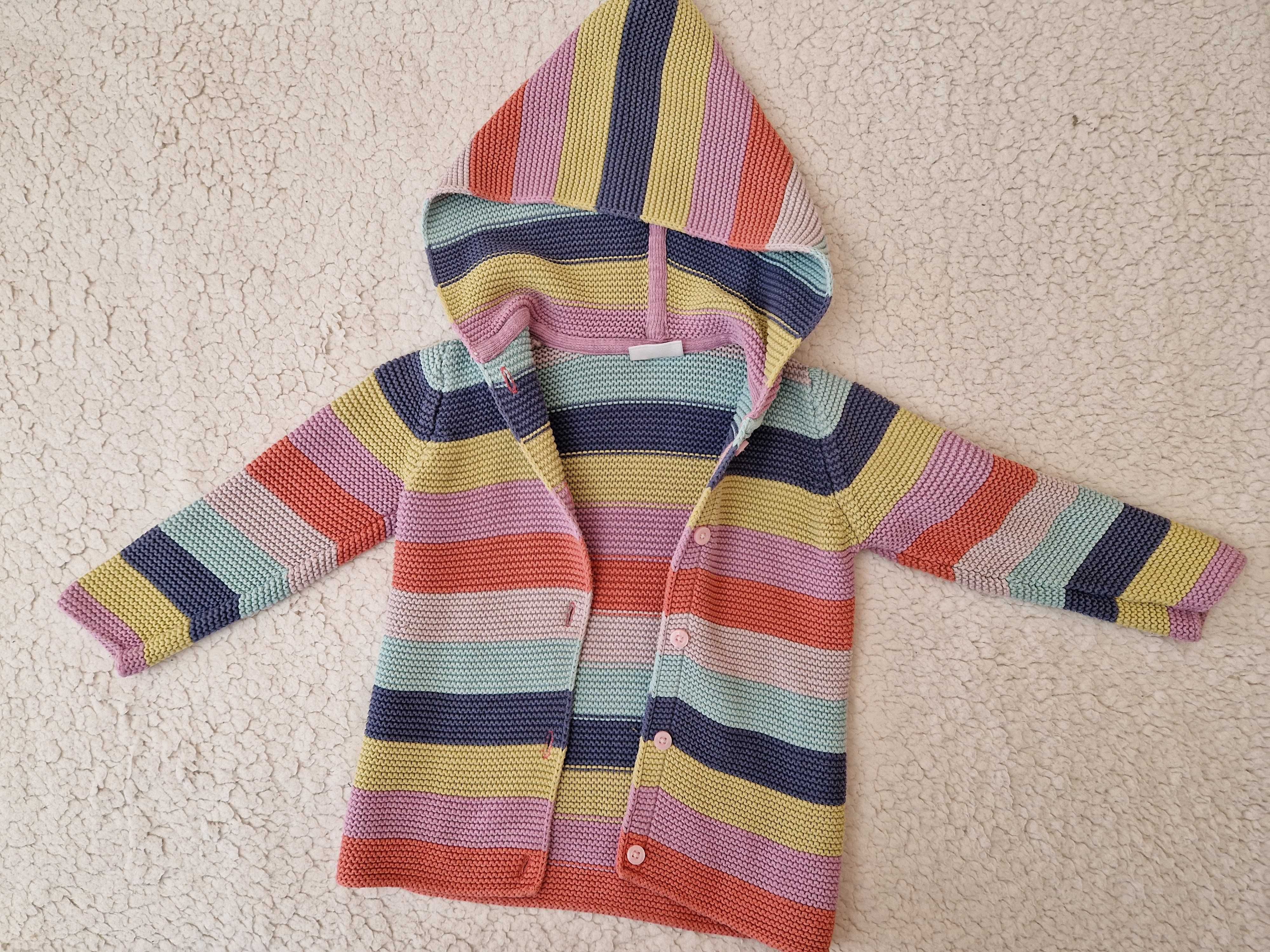 Sweter dziewczęcy rozmiar 86 cm