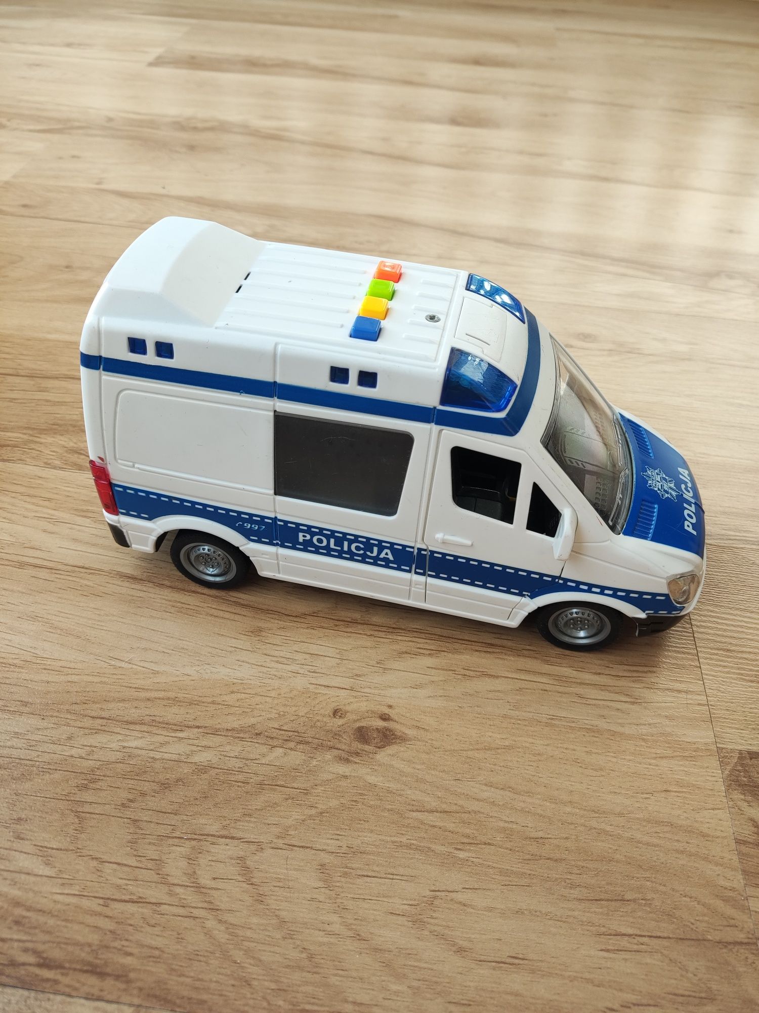 Samochód policyjny zabawka z dzwiekami