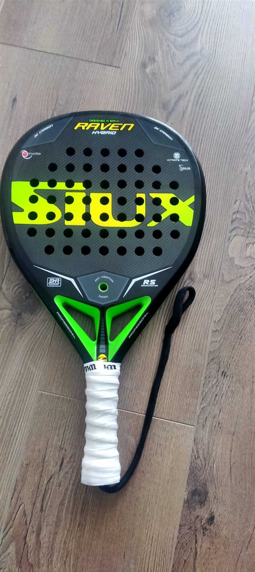 Raquete Padel - Siux Raven Hybrid 3k Carbono com bolsa