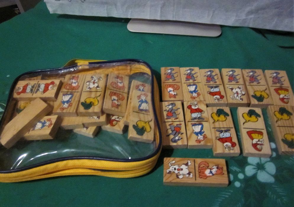 Детское домино игрушки из дерева +подарки