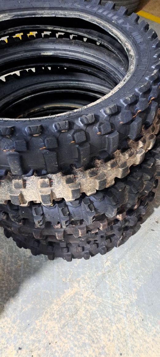 Pneus cross 110/90/19 e 100/90/19 dunlop como novos testes de marca