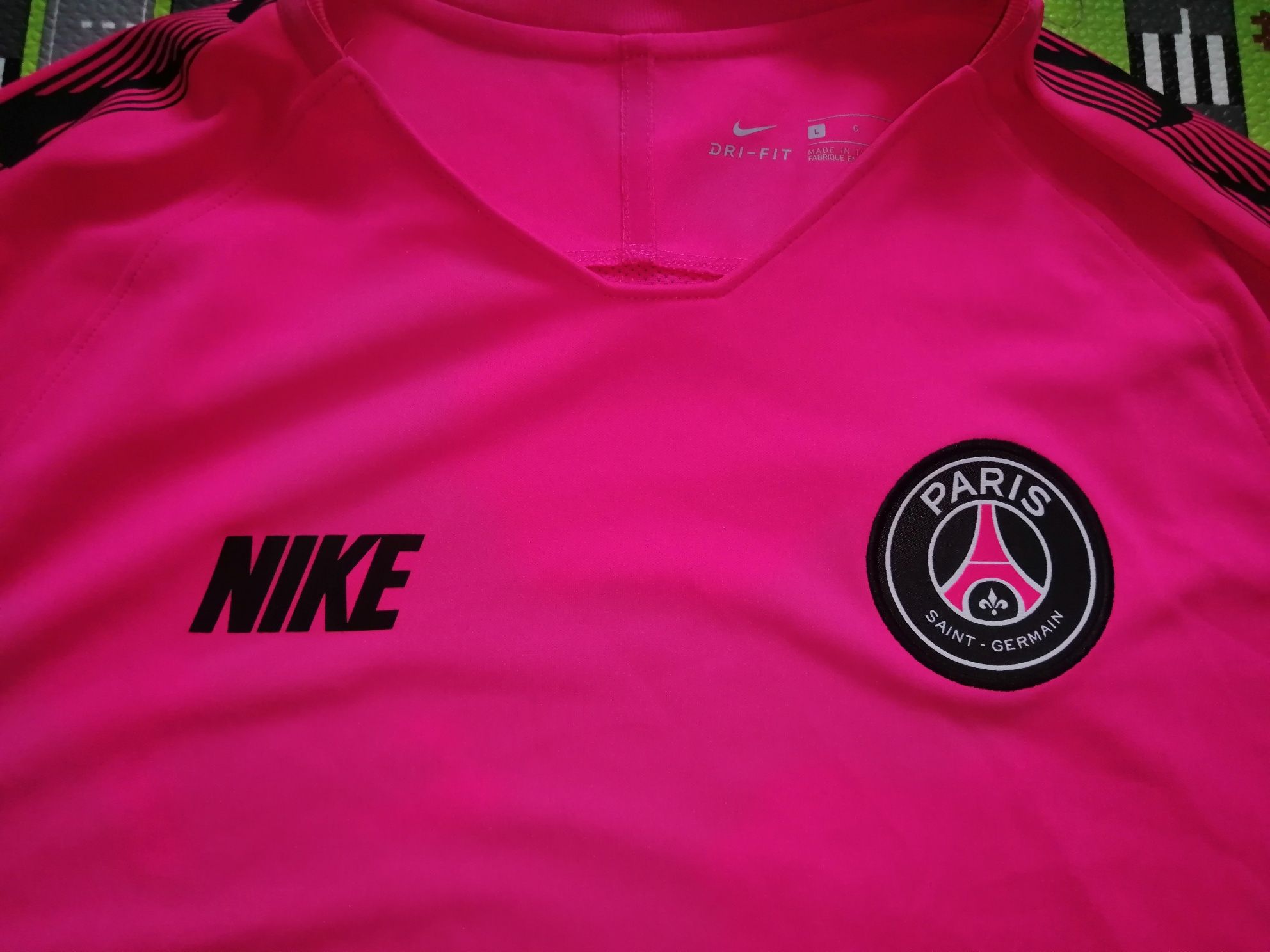 Koszulka piłkarska nike Paris Saint Germain różowa Rozmiar L