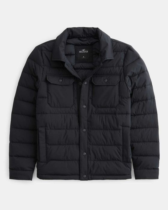 Демісезонна стьобана куртка Hollister Abercrombie & Fitch (L, ХXL)