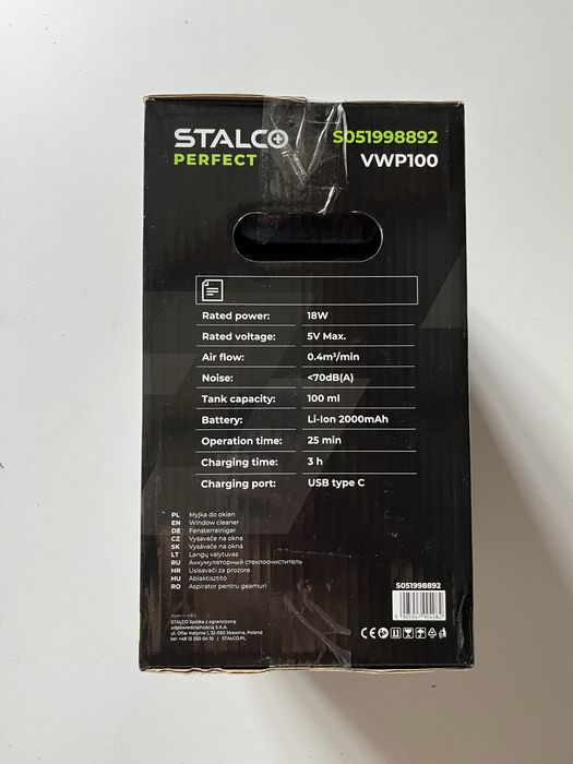 Myjka akumulatorowa do okien szyb