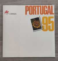 Cartela Selos Portugal 1995 NOVOS Númerada