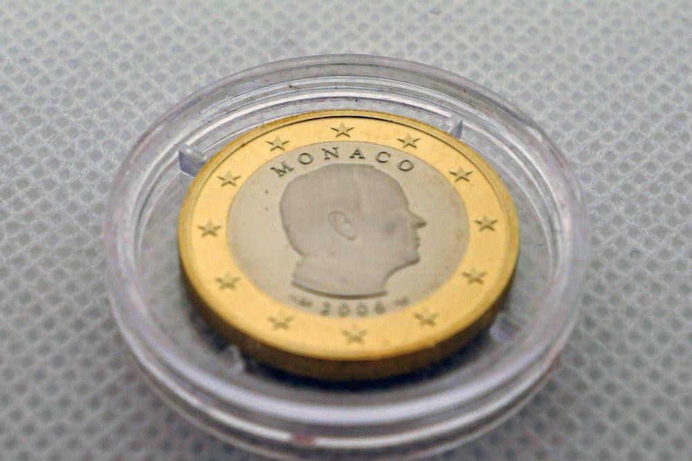 Moeda Monaco 1 Euro 2006 PP - PROOF Albert II * 11.180ex.