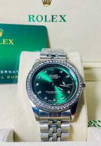 Zegarek Rolex Oyster Perpetal Date Green ! 42mm AAA Zestaw