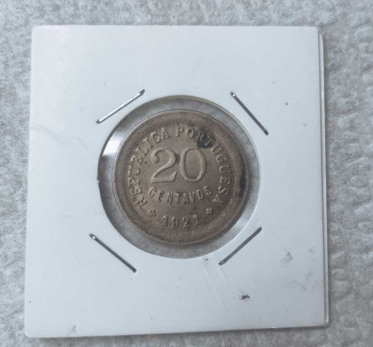 Moeda 20 Centavos 1921 P FECHADO