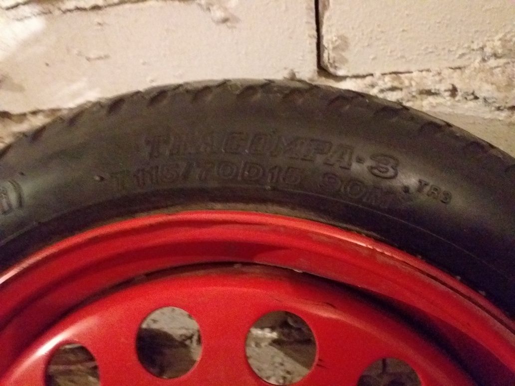 Koło dojazdowe Bridgestone T115/70D15 Fiat,Lancia,Alfa