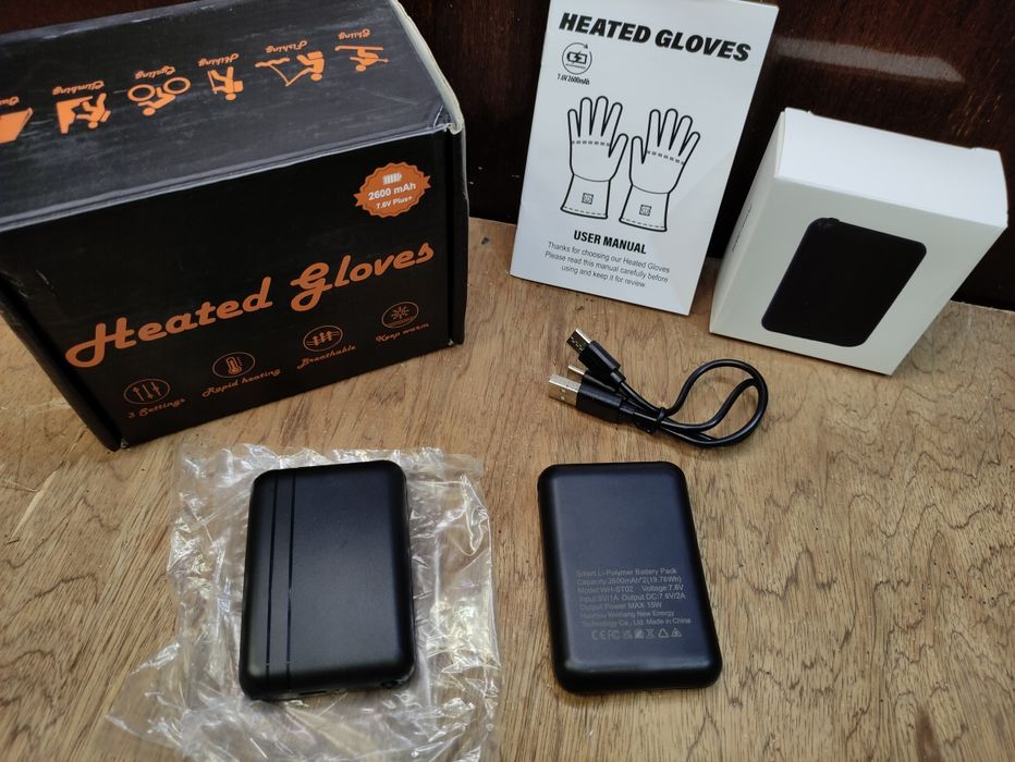Нові перчатки рукавиці з підігрівом на акумуляторах