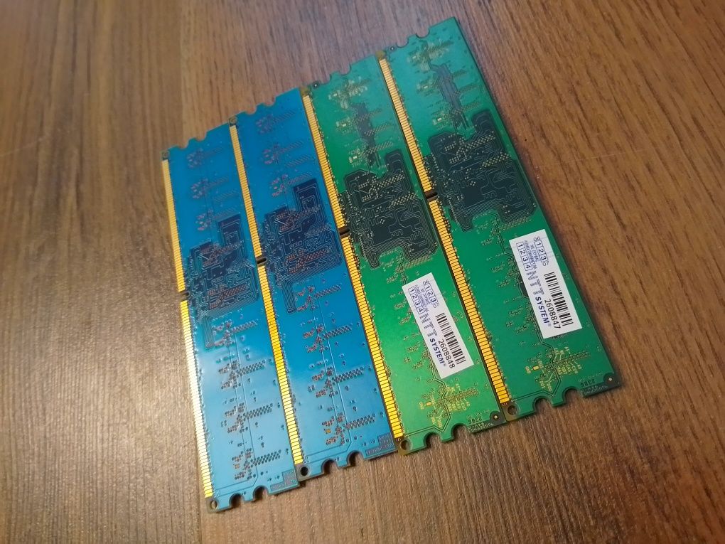 Pamięć DDR2 512mb oraz Intel Pentium 4 630 sl7z9 3.00 ghz 4 szt