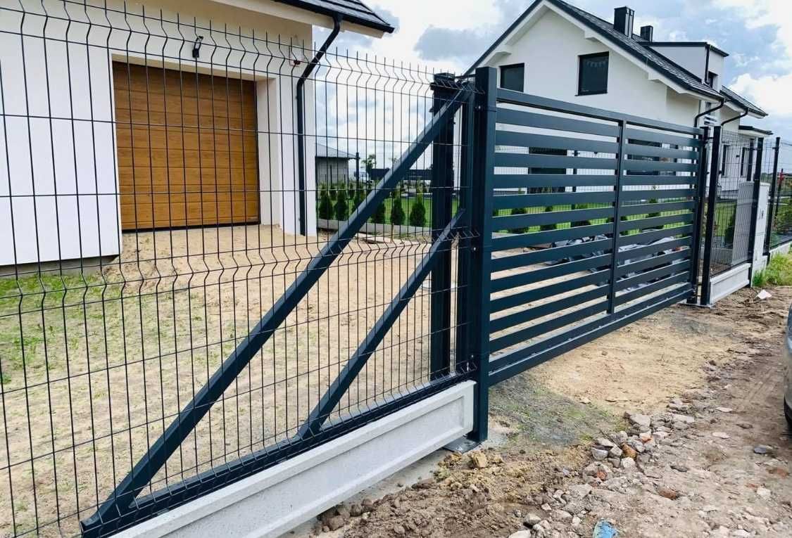 Ogrodzenie Panelowe 3d Transport Podmurówka Najtaniej Montaż Brama