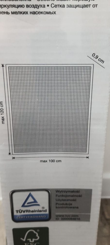 Moskitiera z rama aluminiowa