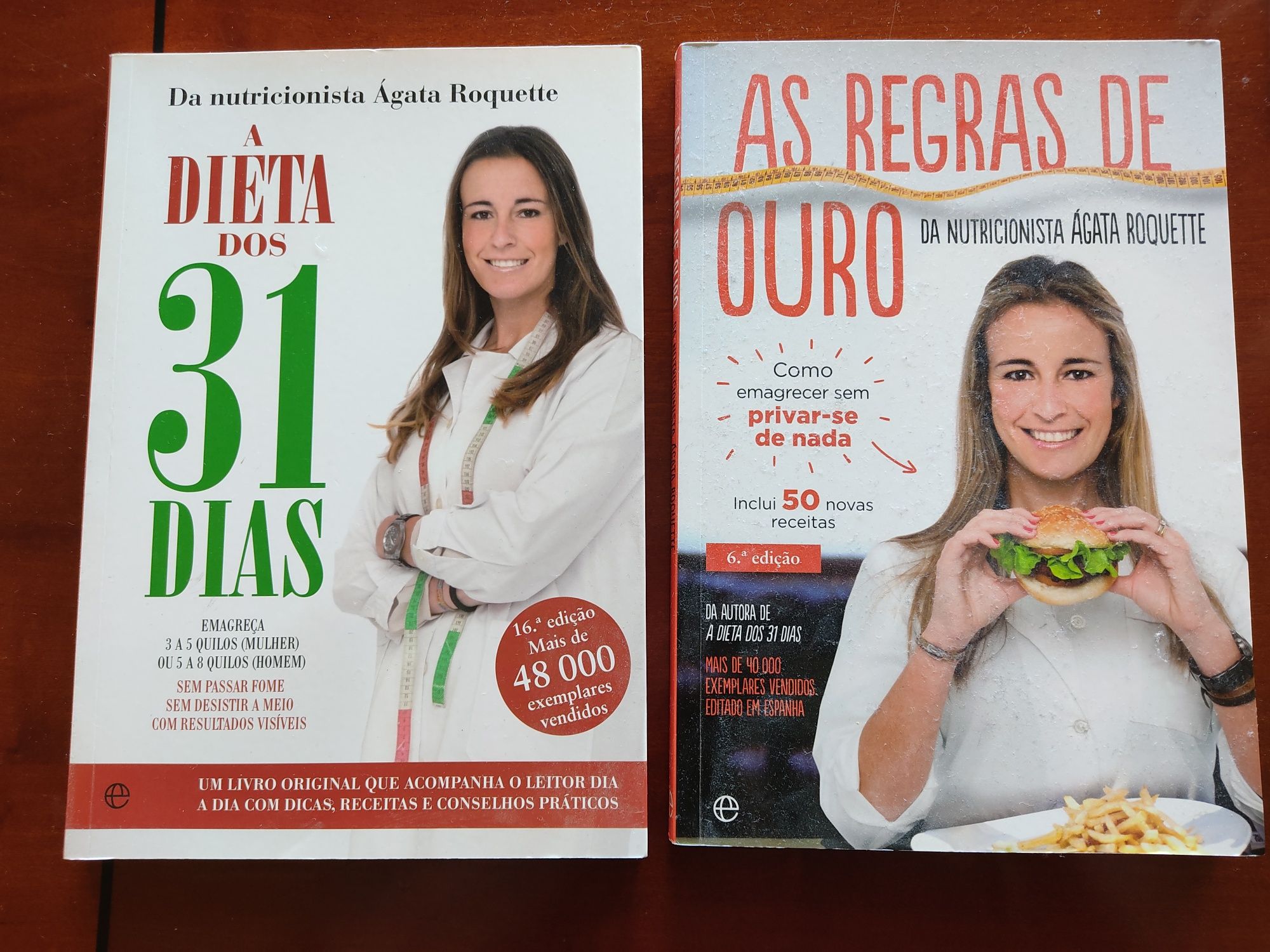 2 Livros da dieta Ágata Roquete