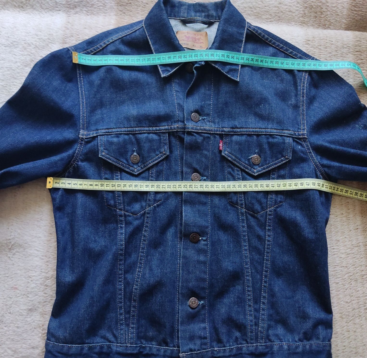 Обмен мужская винтажная куртка Levi's xl маломерка