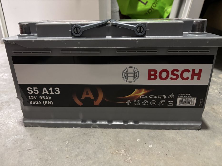 Bateria bosch AGM 95Amp (nova mas com defeito)