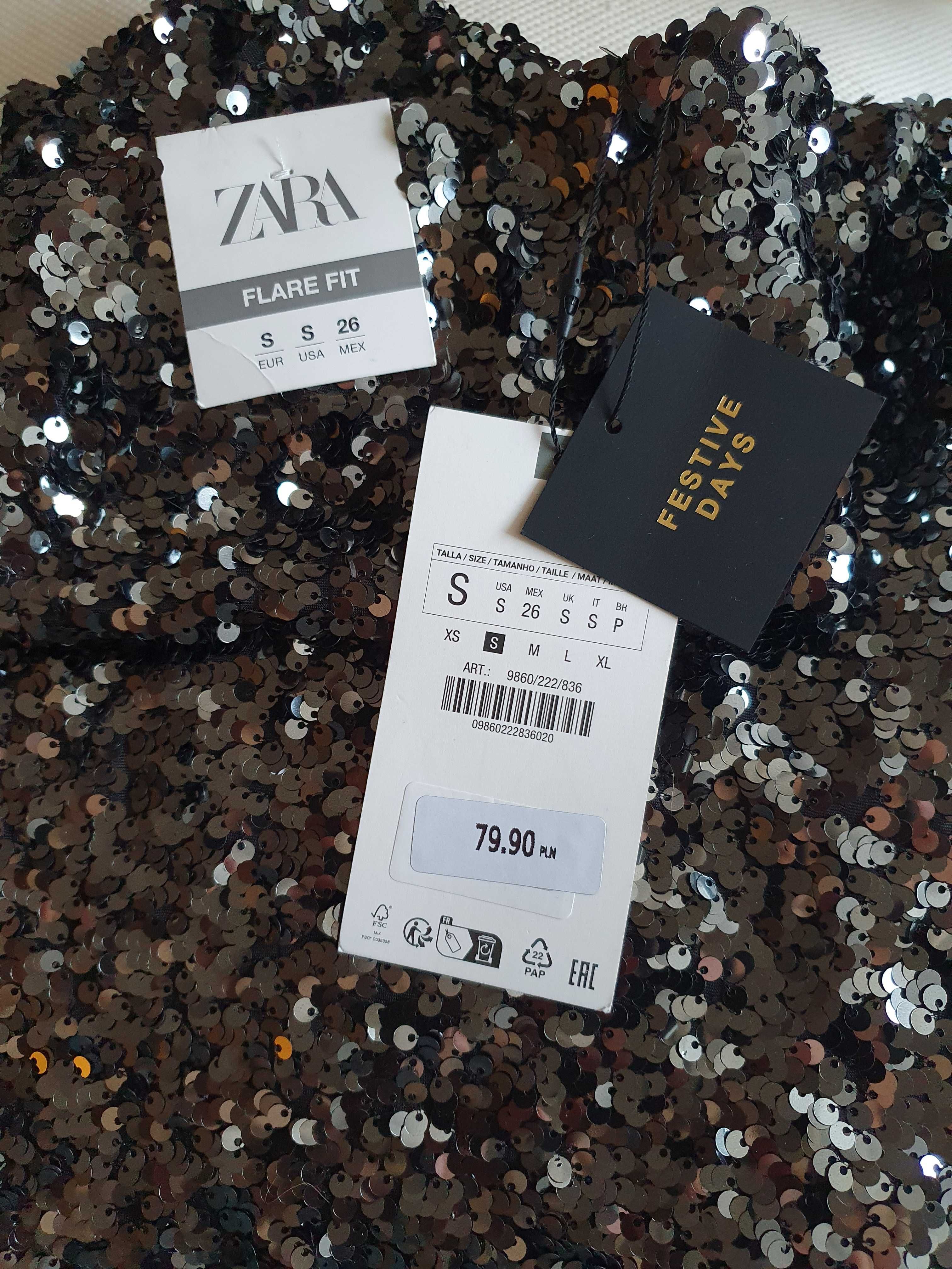 Штани з блискітками ZARA, нові