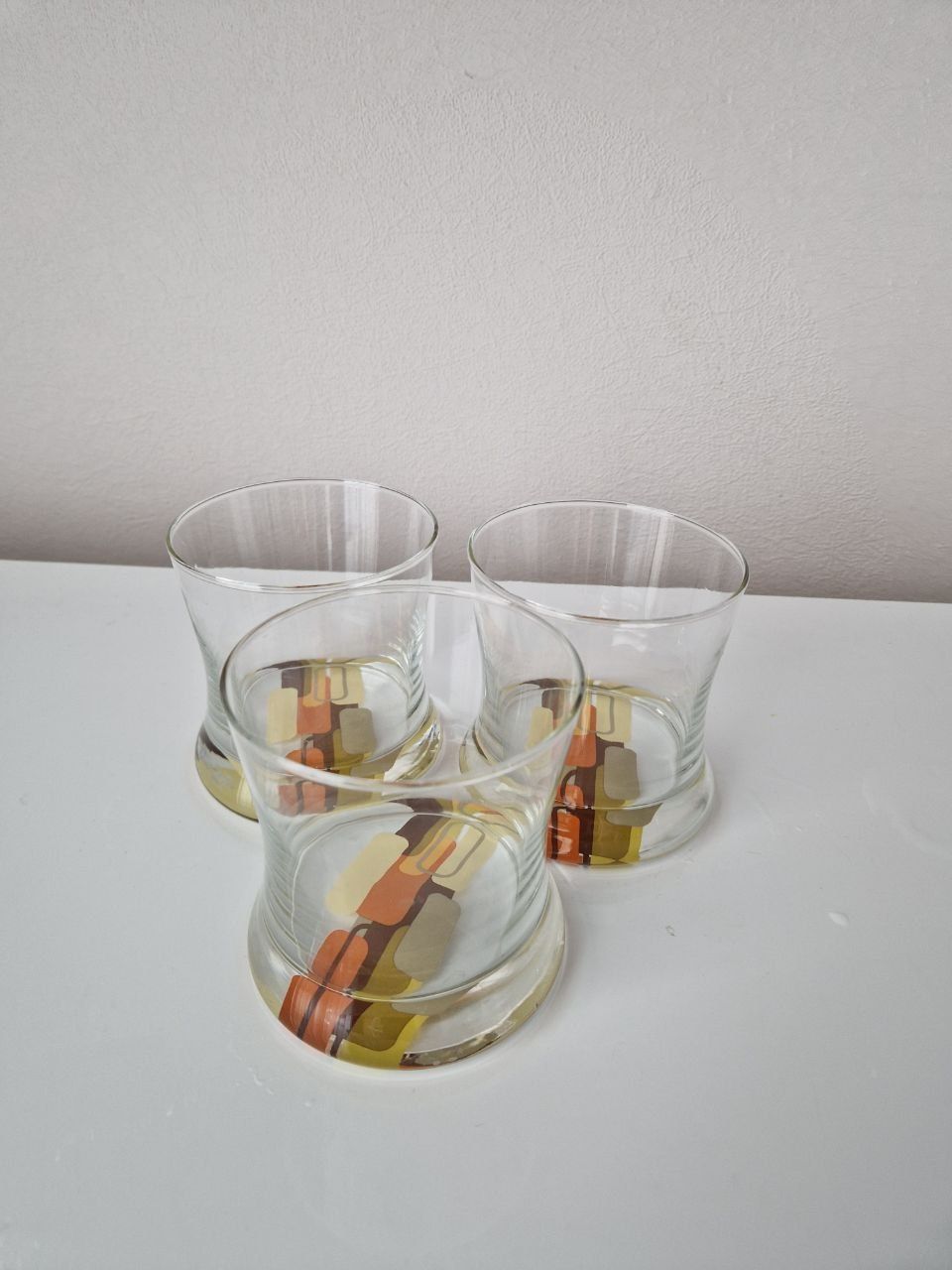 Набори склянок зі скла та горного хрусталя