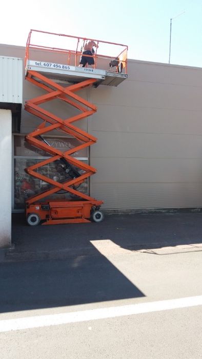 Wynajem zwyżka Podnośnik nożycowy koszowy inne maszyny Leszno Gostyń