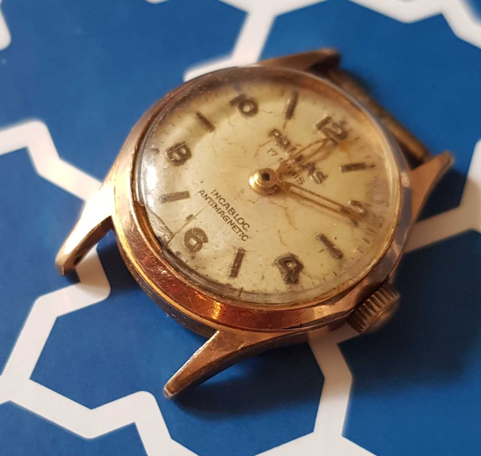 Stary zegarek szwajcarski, naręczny, damski, PALLAS