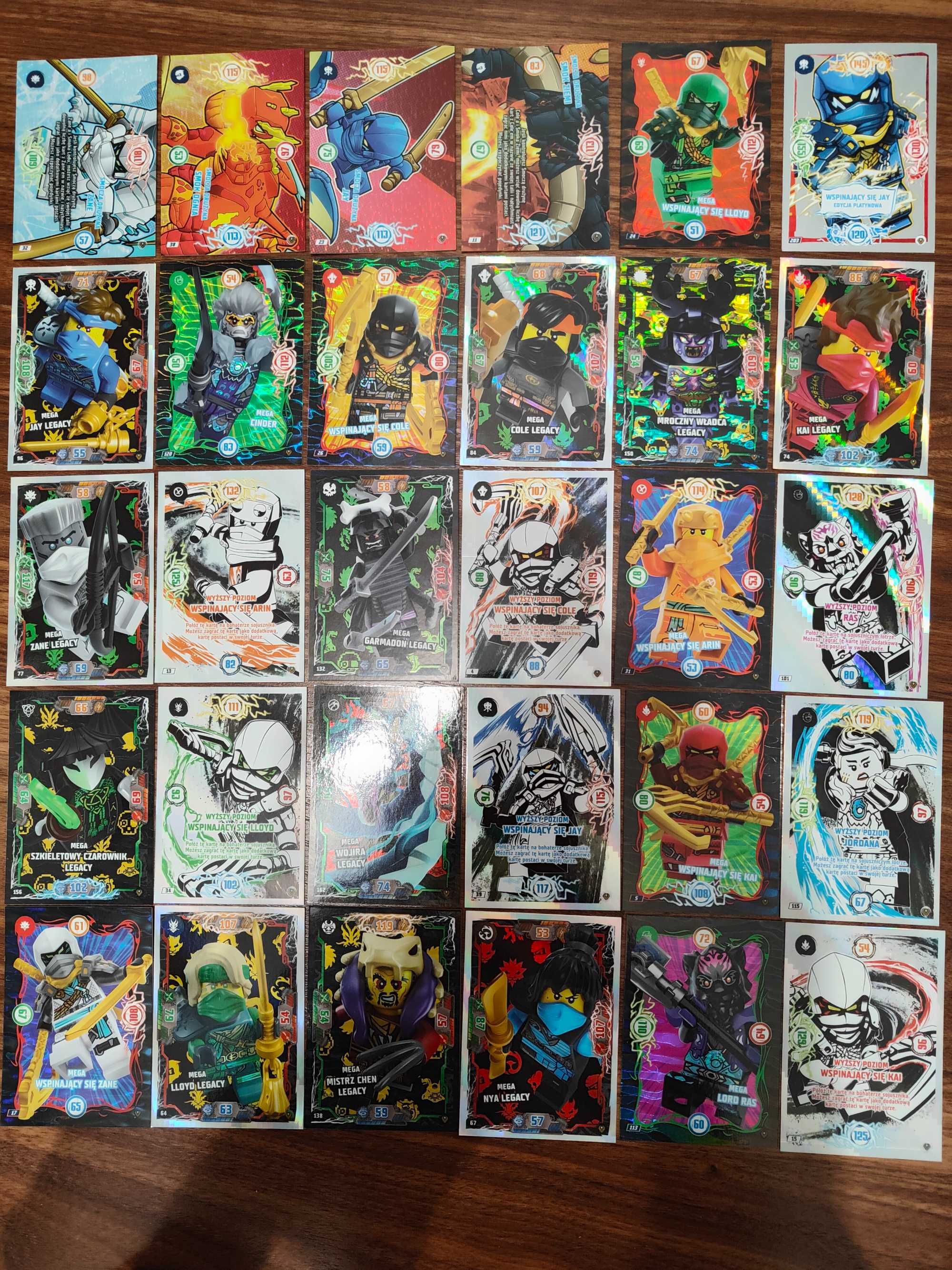 Karty LEGO Ninjago TCG9 seria 9 następny poziom na sztuki
