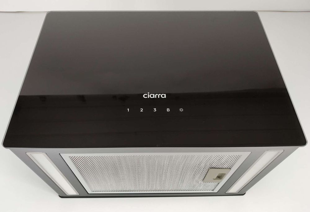 Okap kuchenny wyspowy Ciarra, CBCB4850 czarny, 220-240 V / 50 Hz