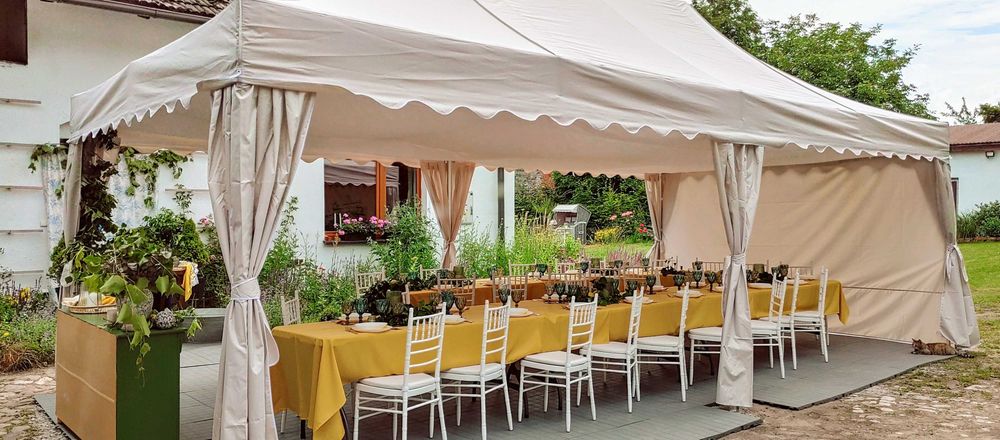 Namioty,podłoga,meble,zastawa,dekoracje-wynajem.Komunie,śluby,urodziny