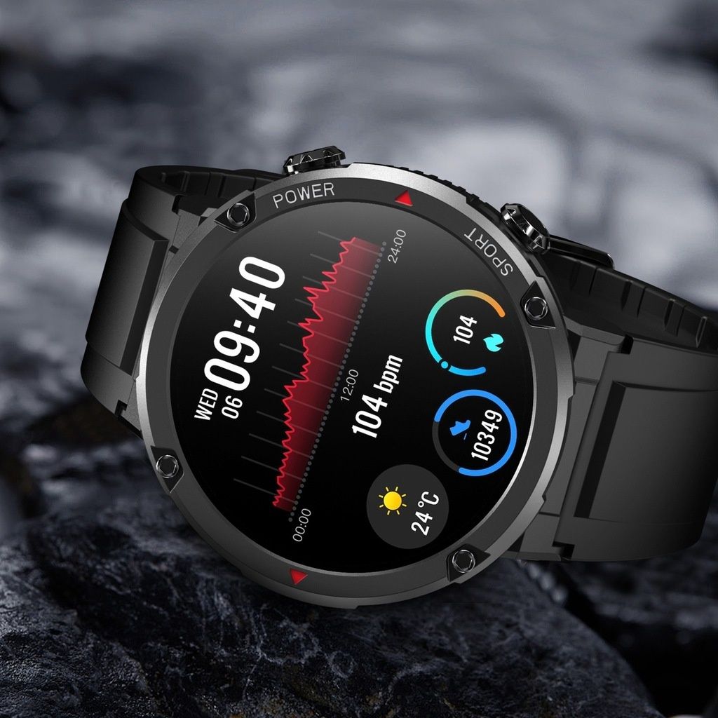 Inteligentny Zegarek SmartWatch Męski 600mAh IP67 Menu PL + GRATIS