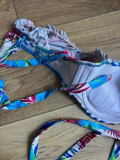 Lorin strój kąpielowy dwuczęściowy w kwiaty 80B, L