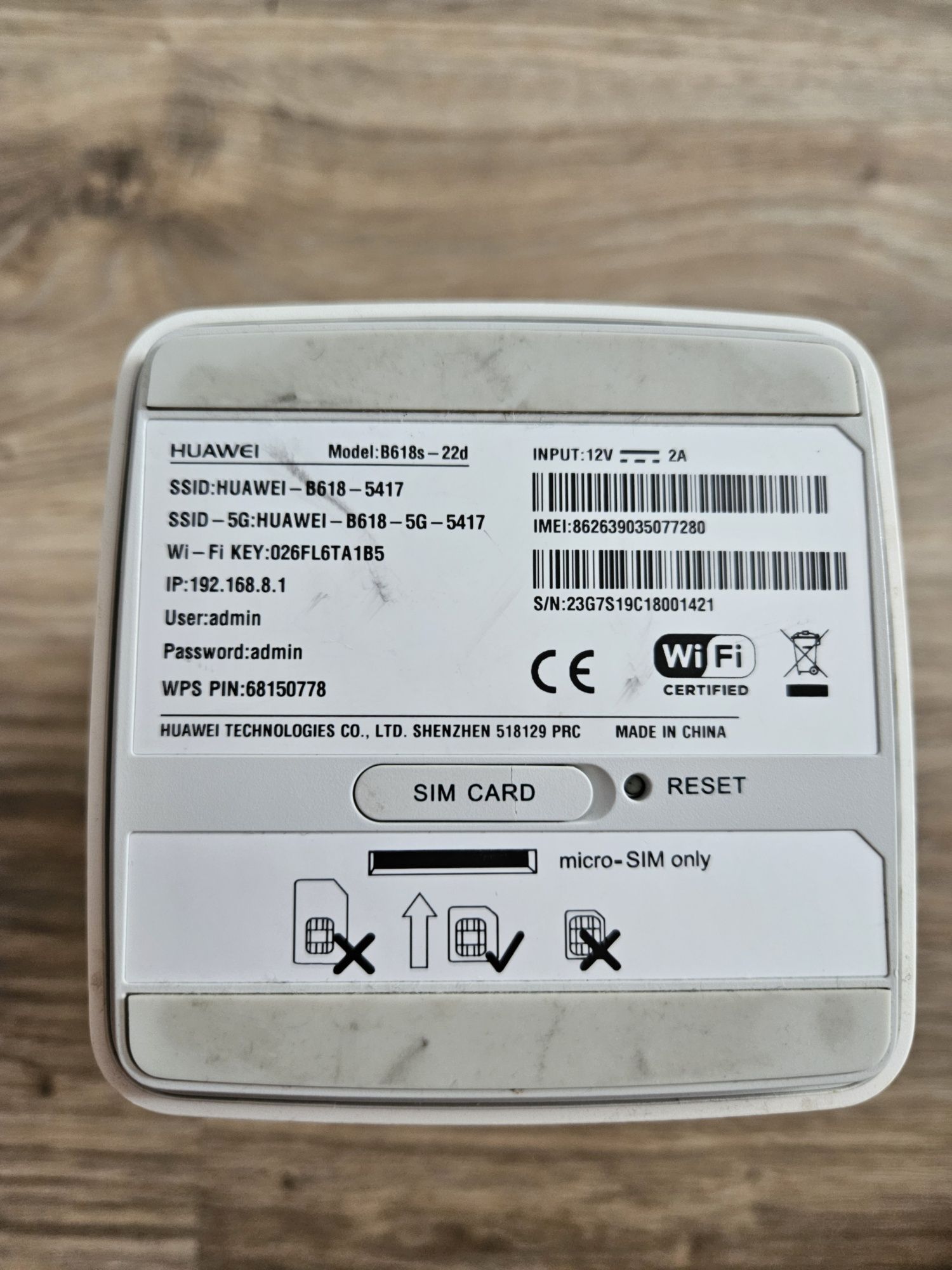 Router Huawei B618s-22d