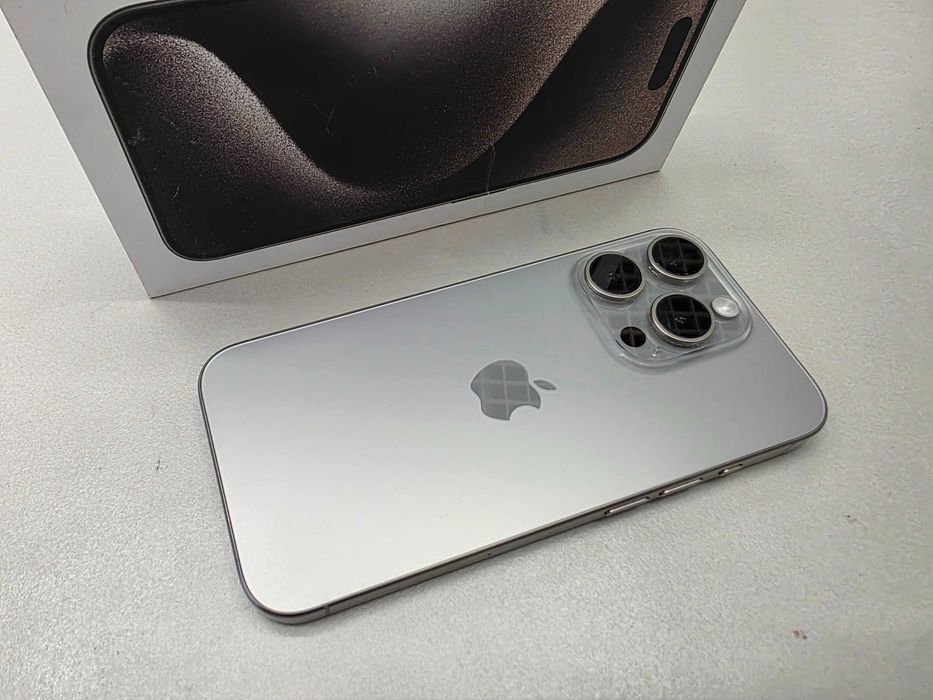 JAK NOWY Apple iPhone 15 Pro 128GB Szary bat.91% Teletorium AuchanW-ch