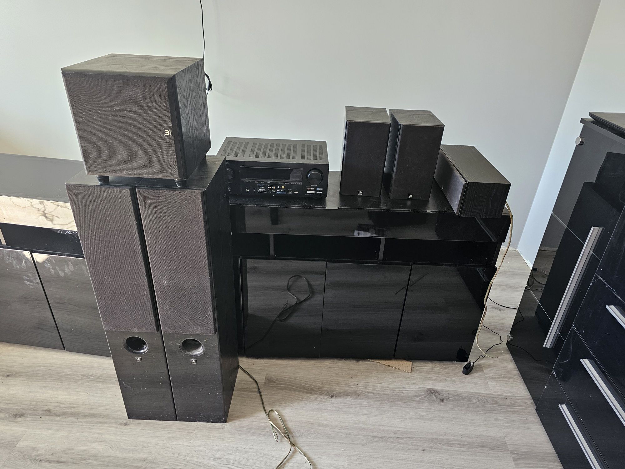 Kino domowe denon AFR-X1600H plus głośniki Wilson 5,1 plus subufersu9b