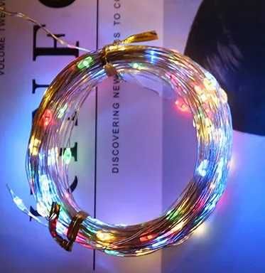 Girlanda żarówkowa LED lampki wodoodporne 5 mb