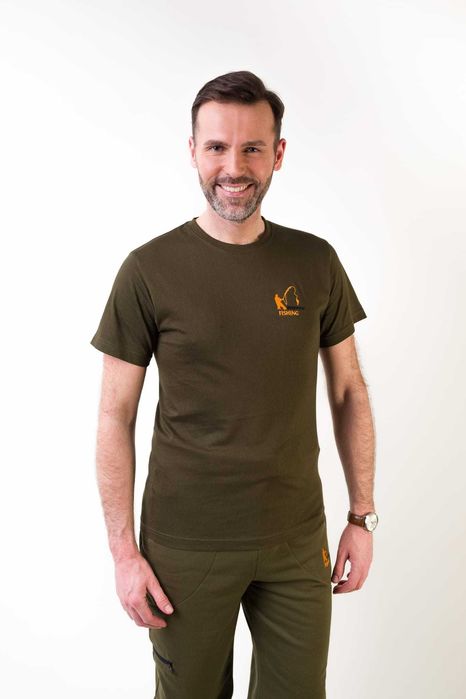 Koszulka wędkarska FISHING Zestaw 2 sztuki 100% Bawełna