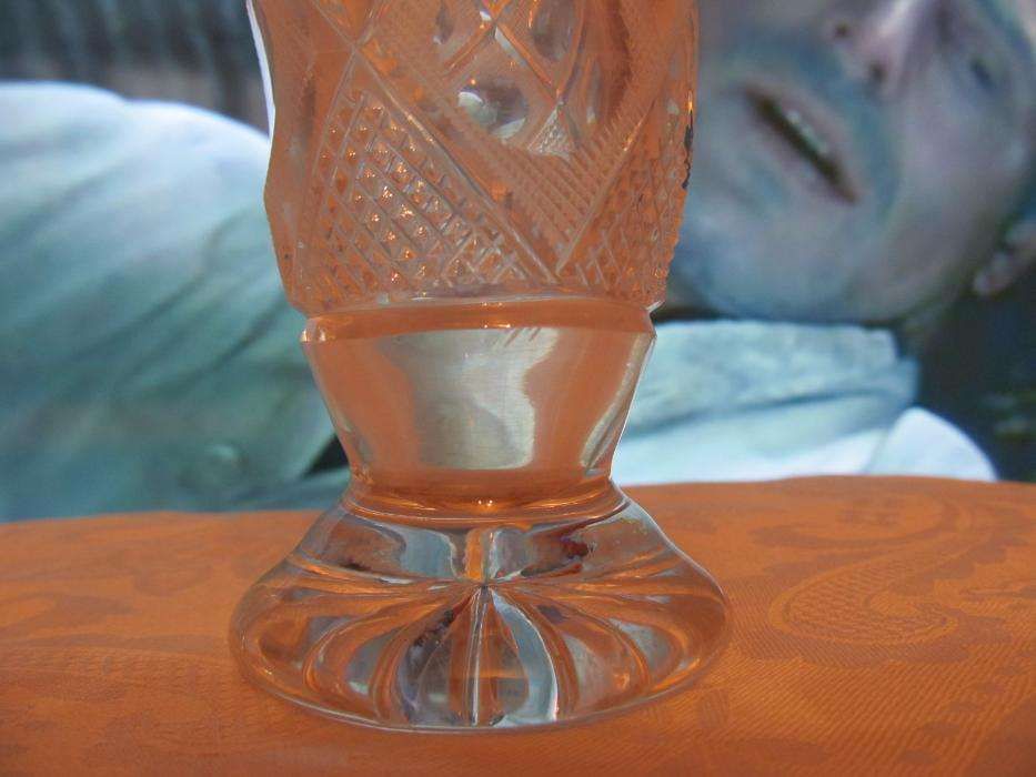 BYTOM kryształ 13 cm wazonik kryształowy wazon mały pucharek puchar